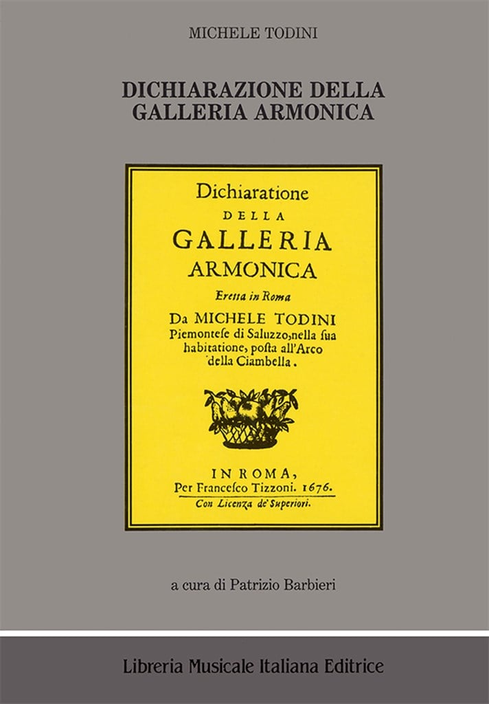 Dichiaratione della Galleria Armonica eretta